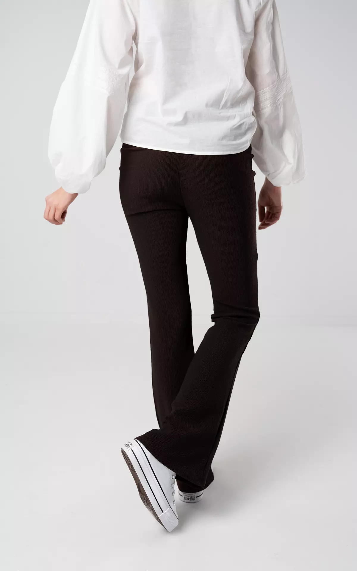 Flared Broek Met Elastieken Band Guts Gusto