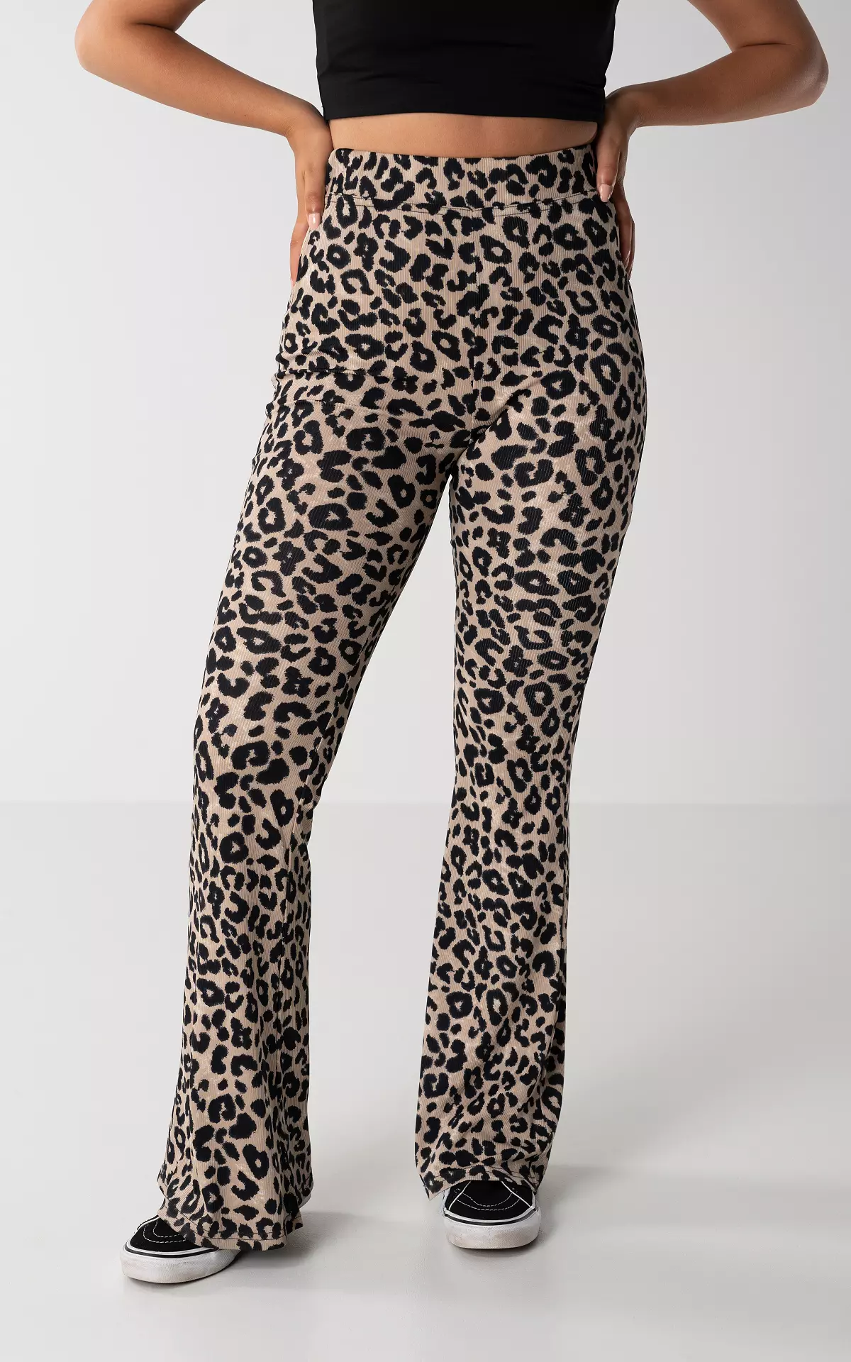 Flared Broek Met Elastieken Band Guts Gusto