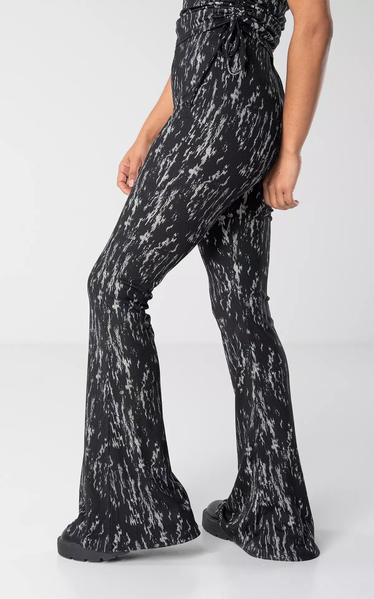 Flared Broek Met Elastieken Band Guts Gusto