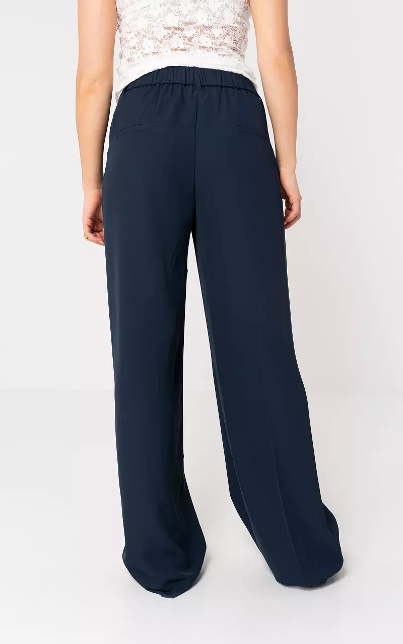 Straight fit trousers Dark Blue