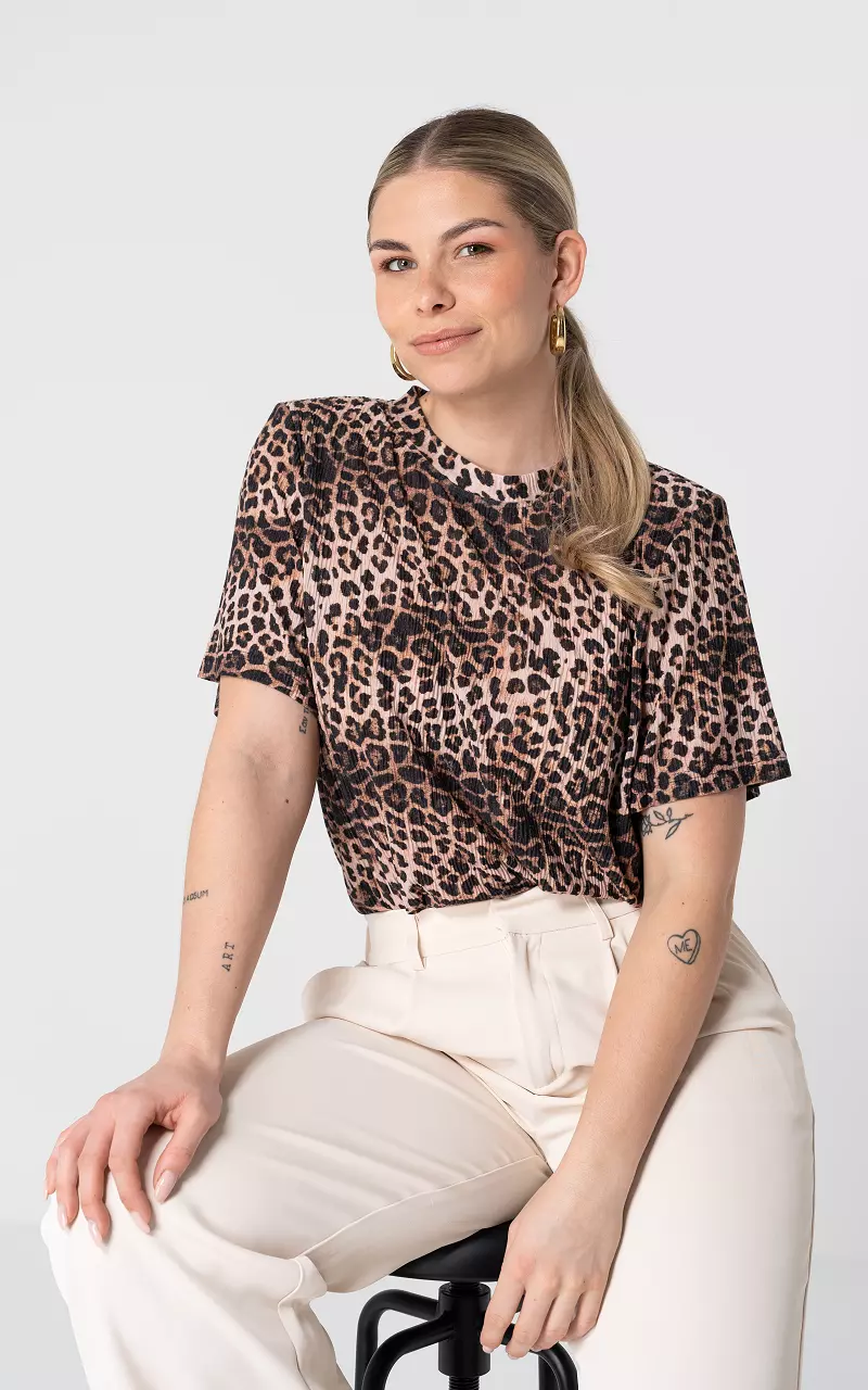 Leopard print top Leopard