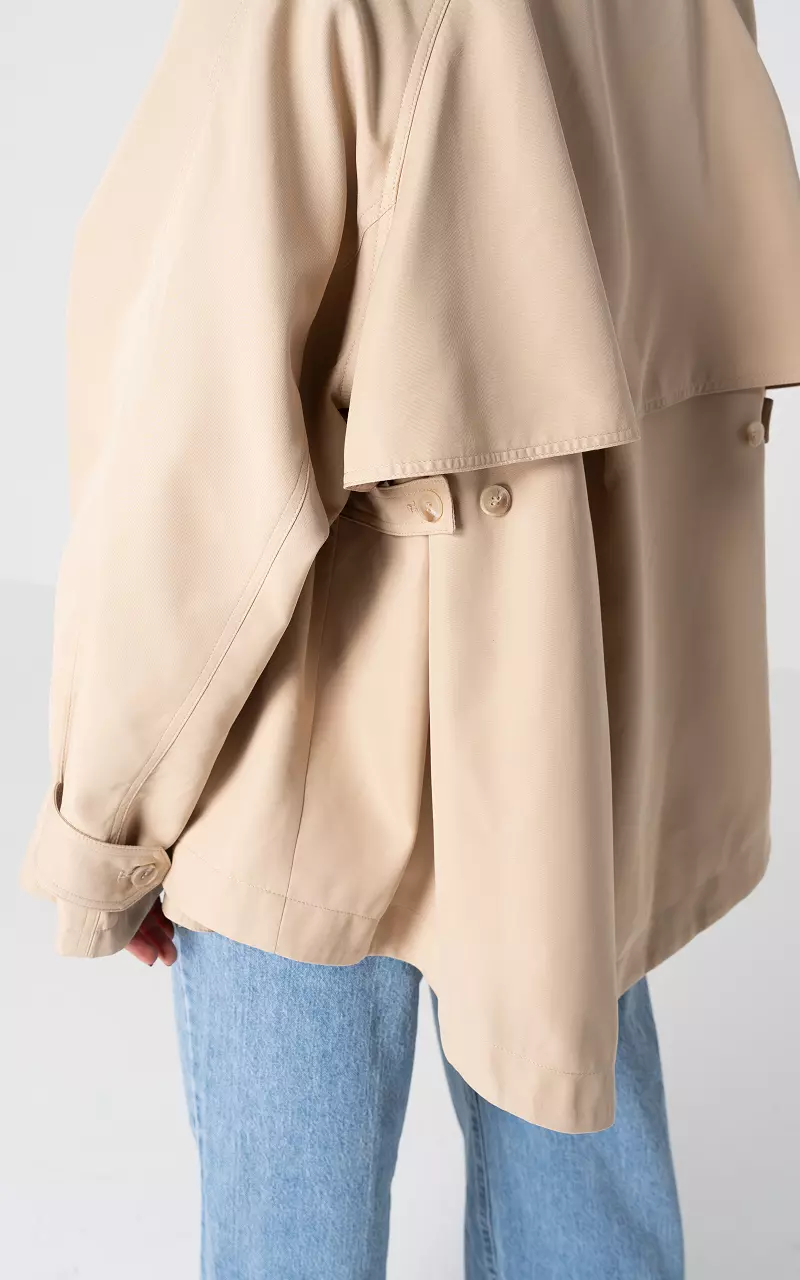 Short trench coat Beige