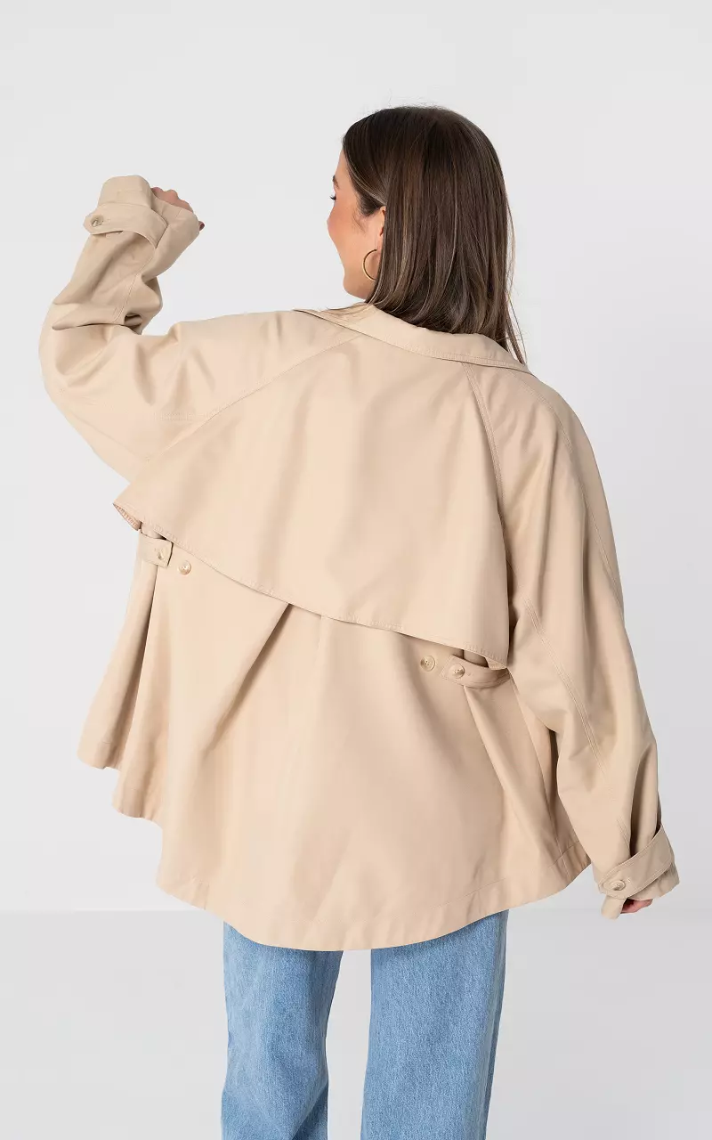 Short trench coat Beige