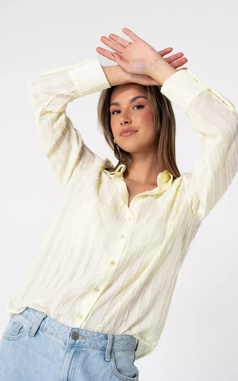 Blouse with buttons Light Yellow