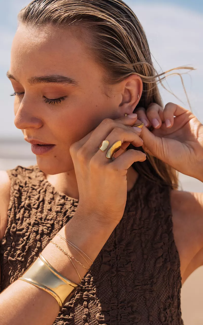 Verstelbare ring Goud