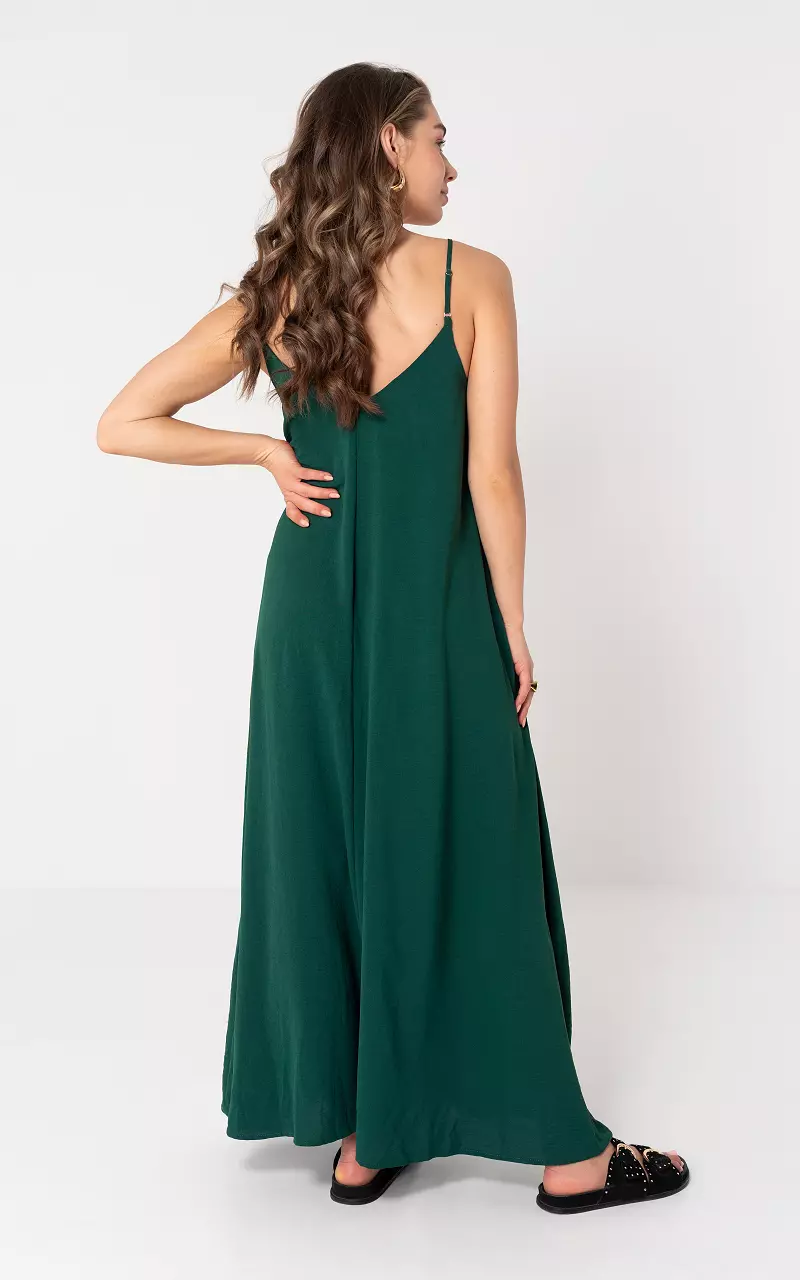 Maxikleid Dunkelgrün