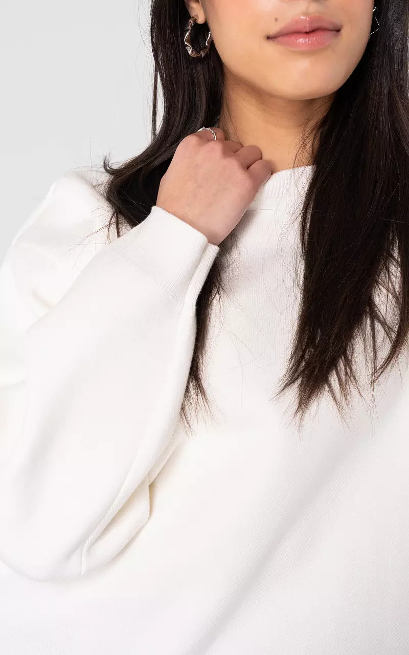 Oversized sweater White