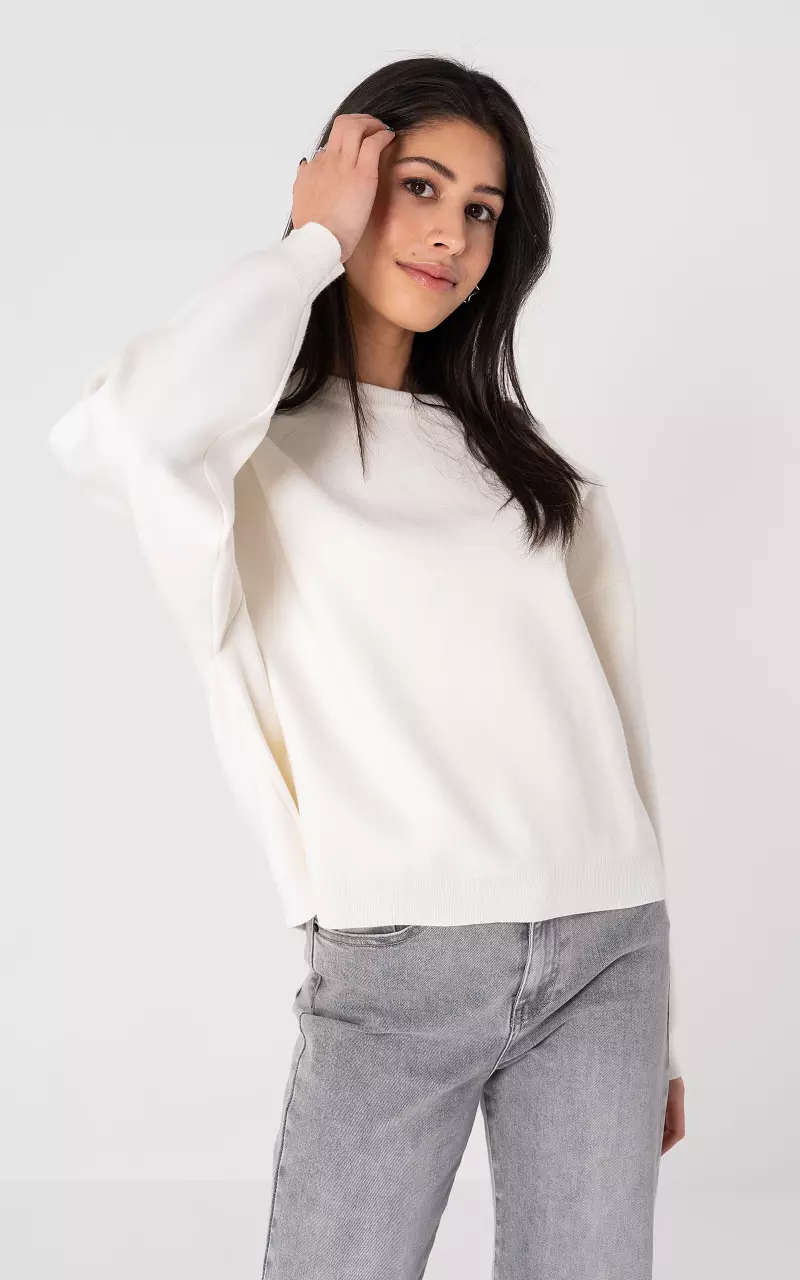 Oversized sweater White