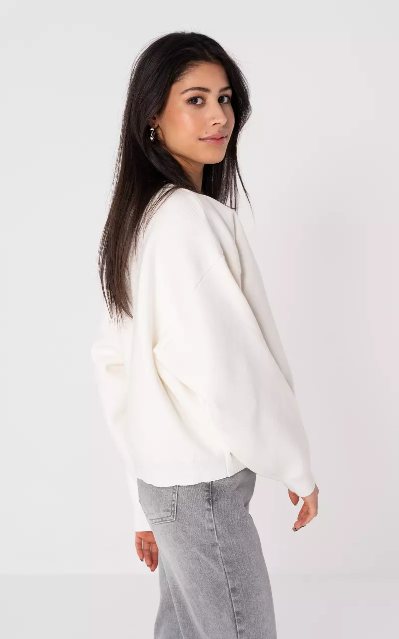 Oversized sweater White