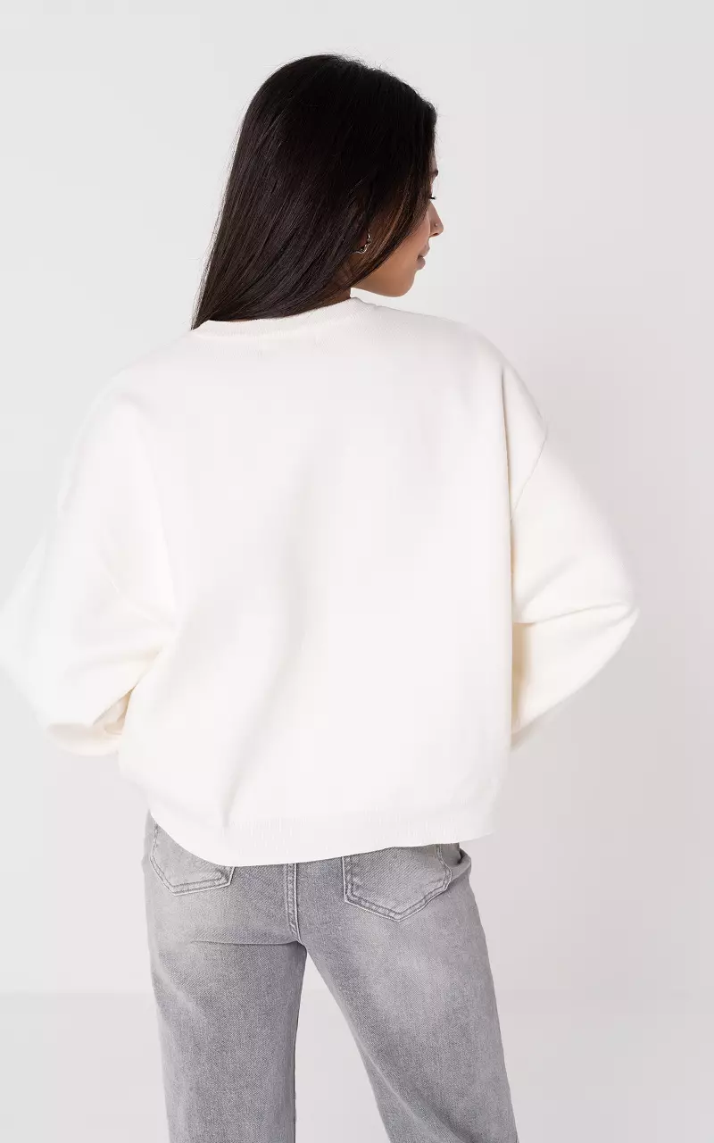 Oversized sweater White