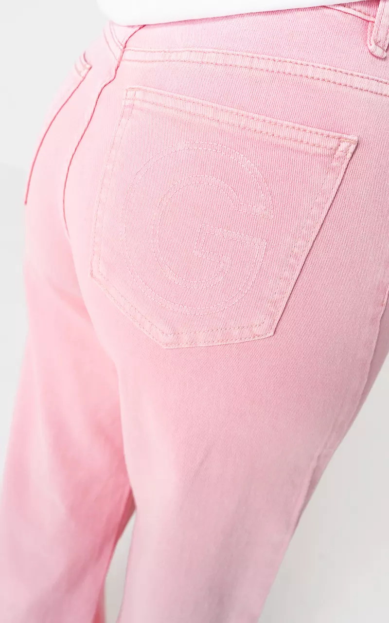 Wide leg jeans Pink