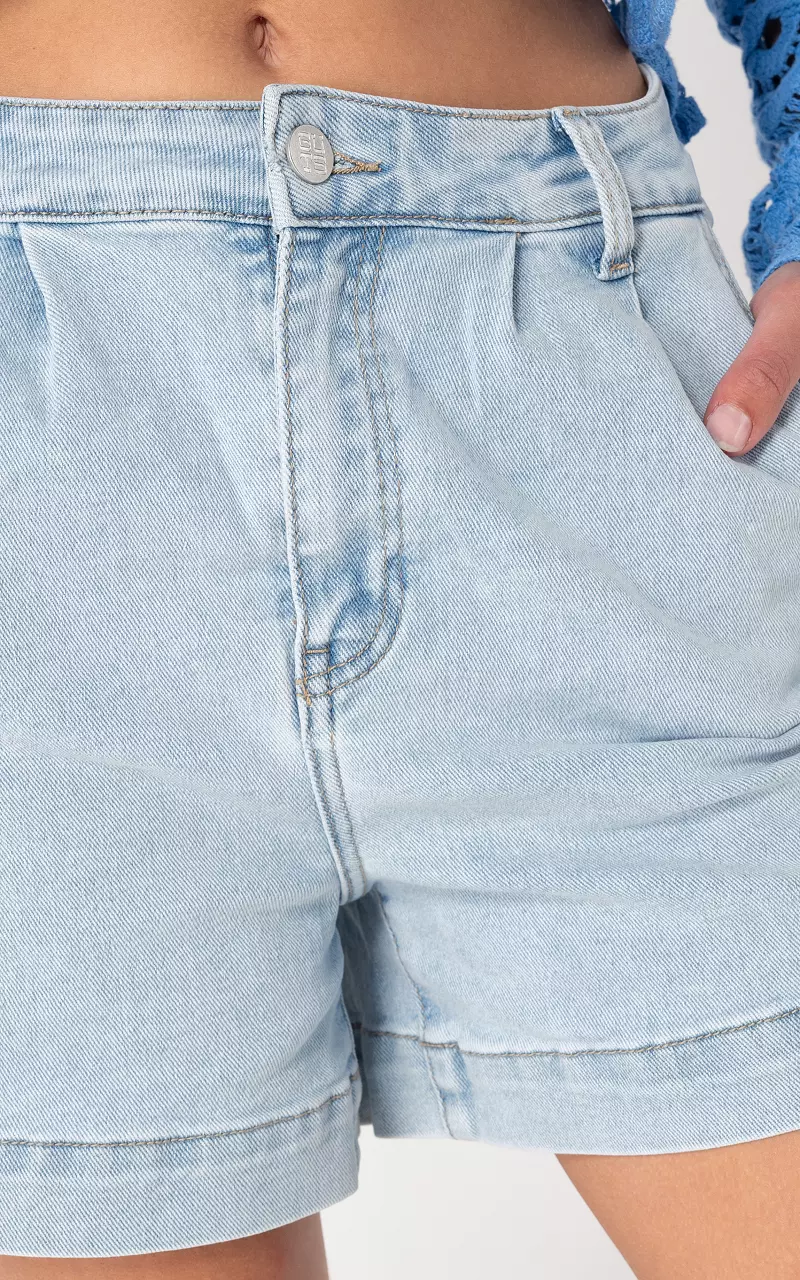 Denim short Light Blue