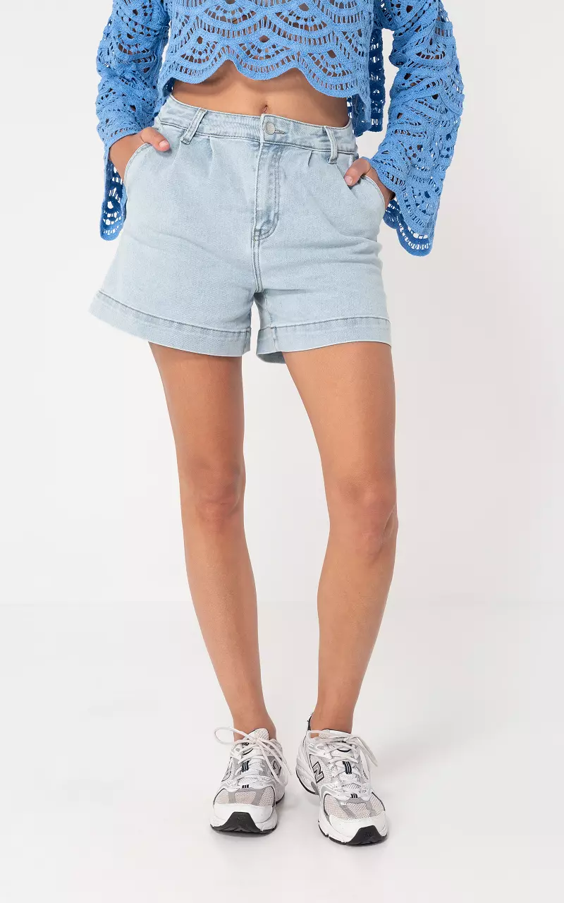 Denim short Light Blue