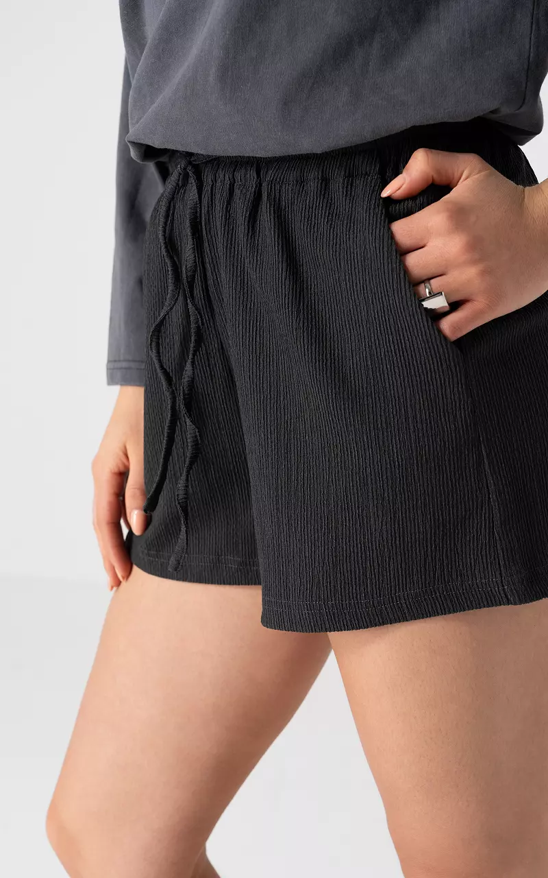 Structured shorts Dark Grey