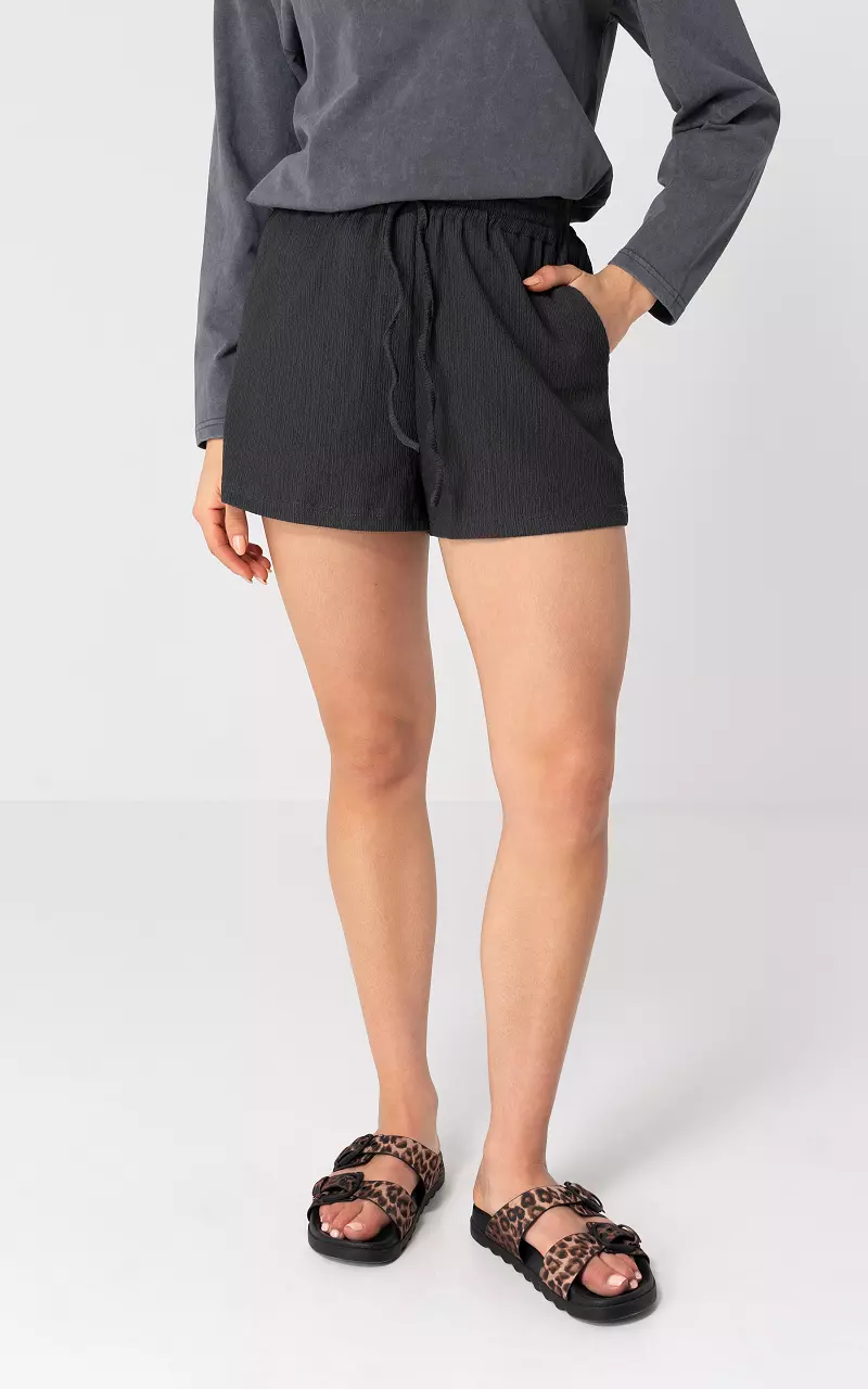 Structured shorts Dark Grey