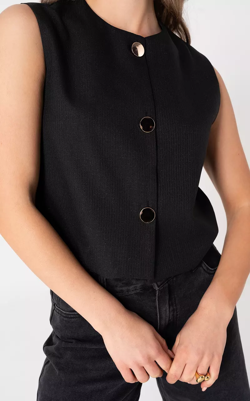 Cropped vest top