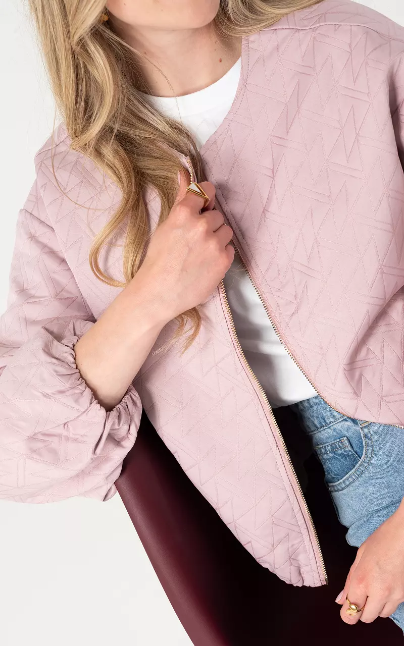 Bomberjacke Hellrosa