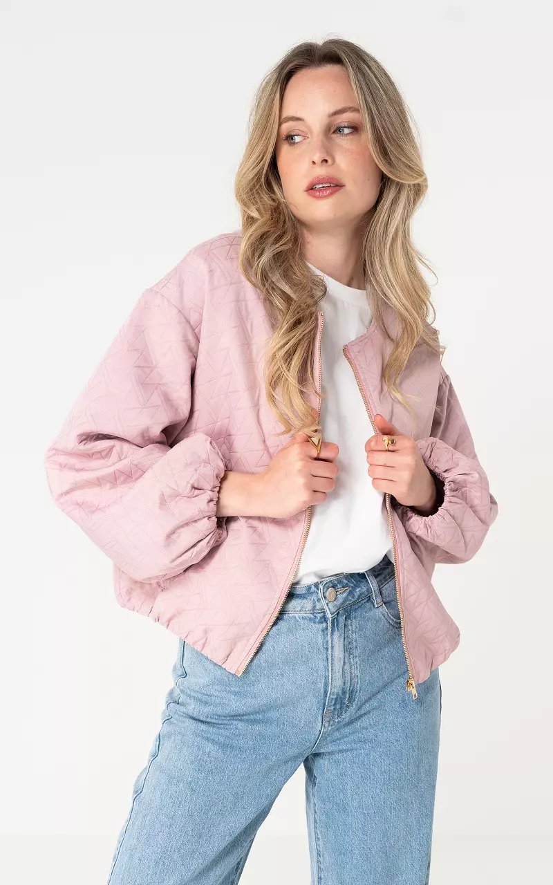 Bomberjacke Hellrosa