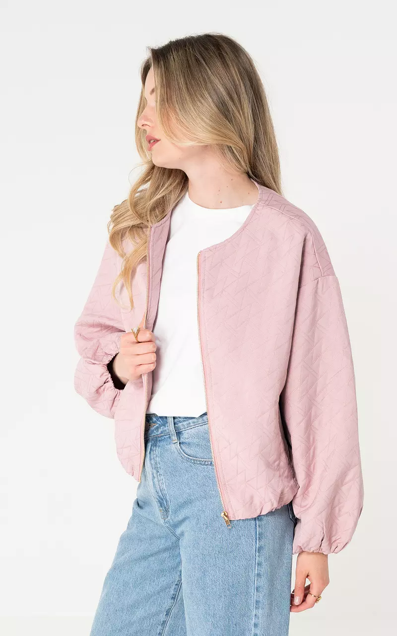 Bomberjacke Hellrosa