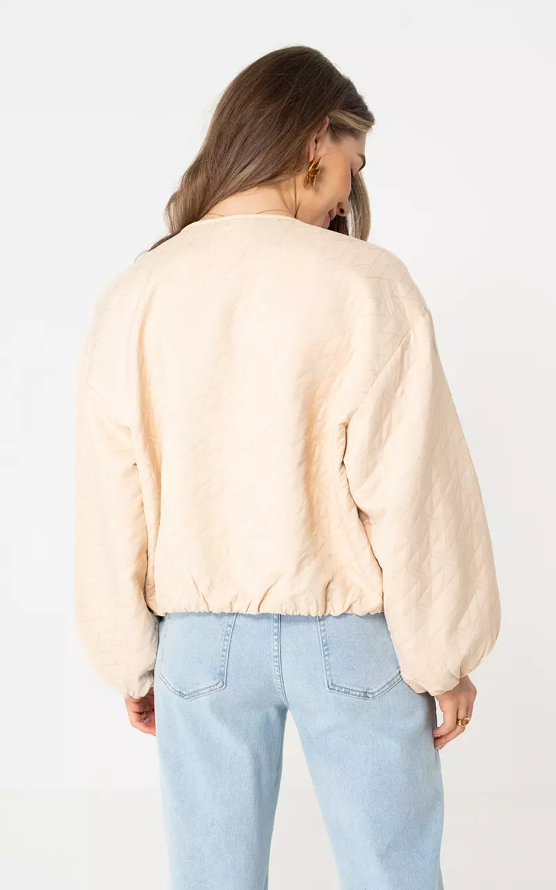 Bomberjacke Beige
