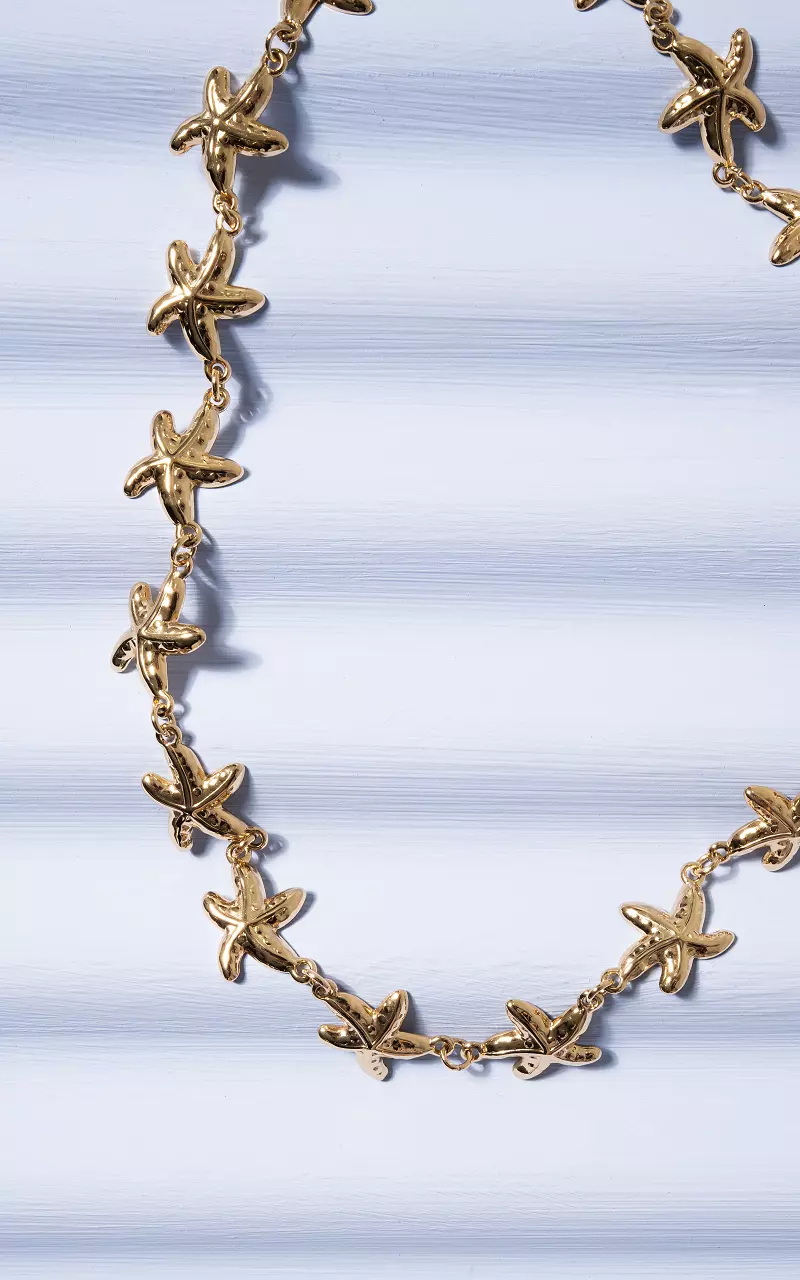 Collier étoile de mer Or