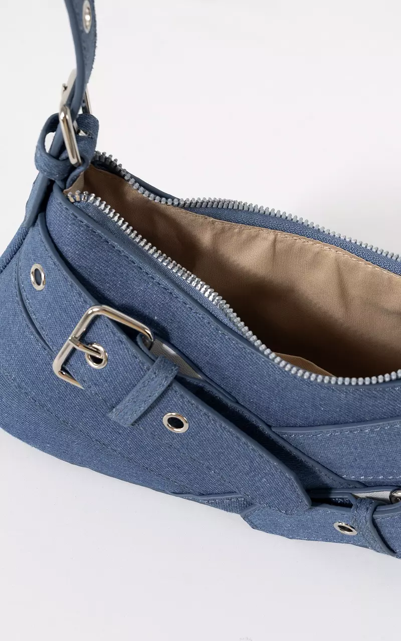 Bag with buckle detail Blue