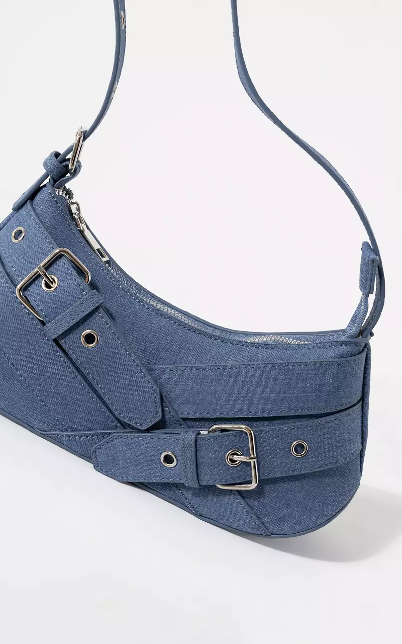 Bag with buckle detail Blue
