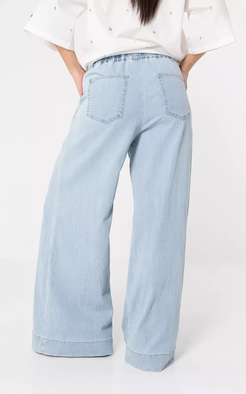 Wide leg trousers Light Blue