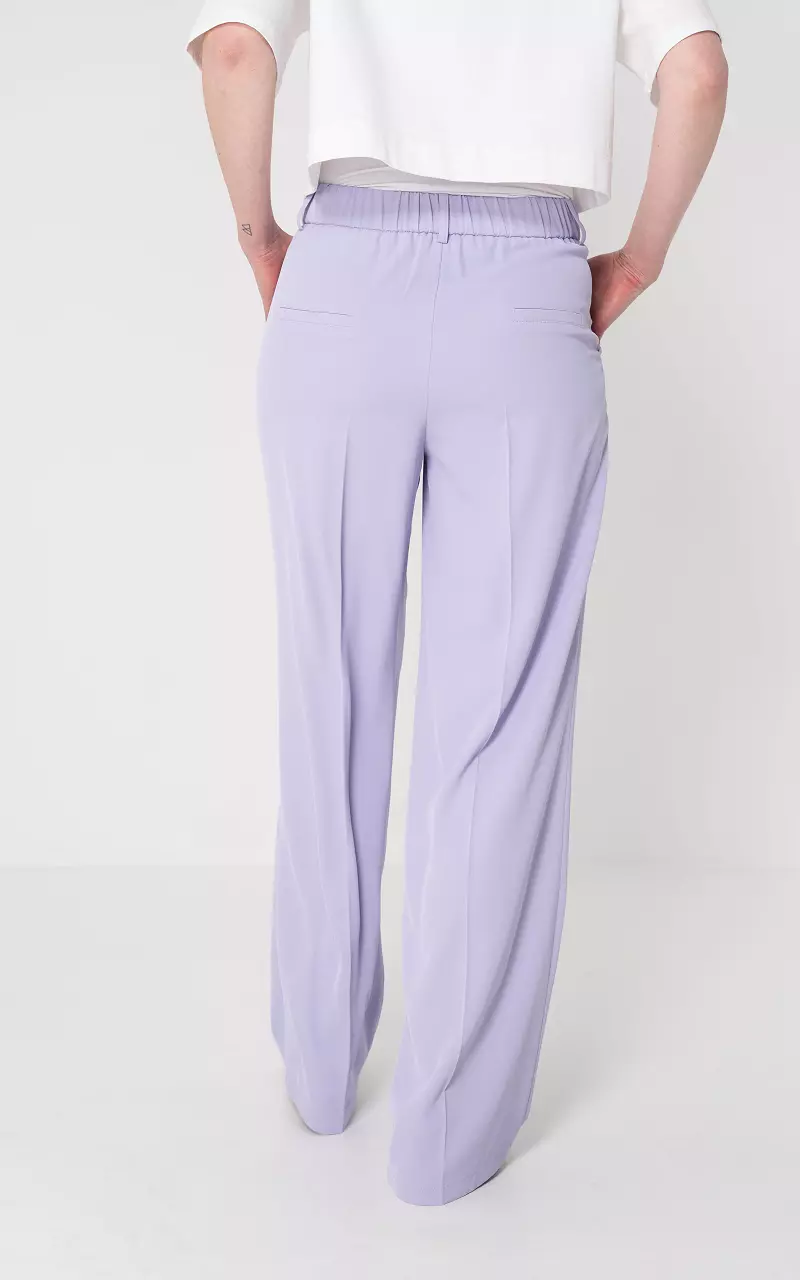 Straight fit trousers Lilac