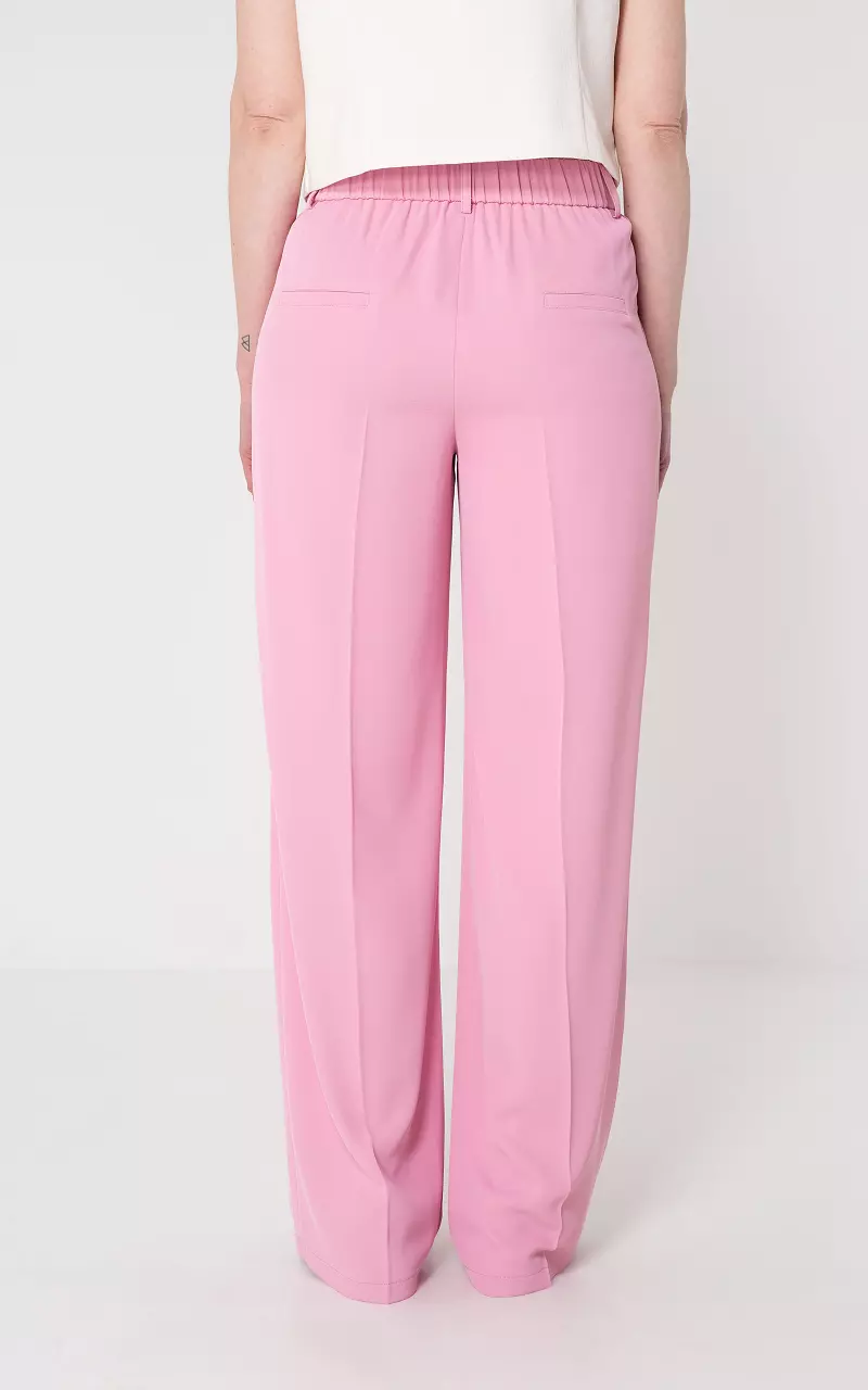 Straight fit trousers Light Pink