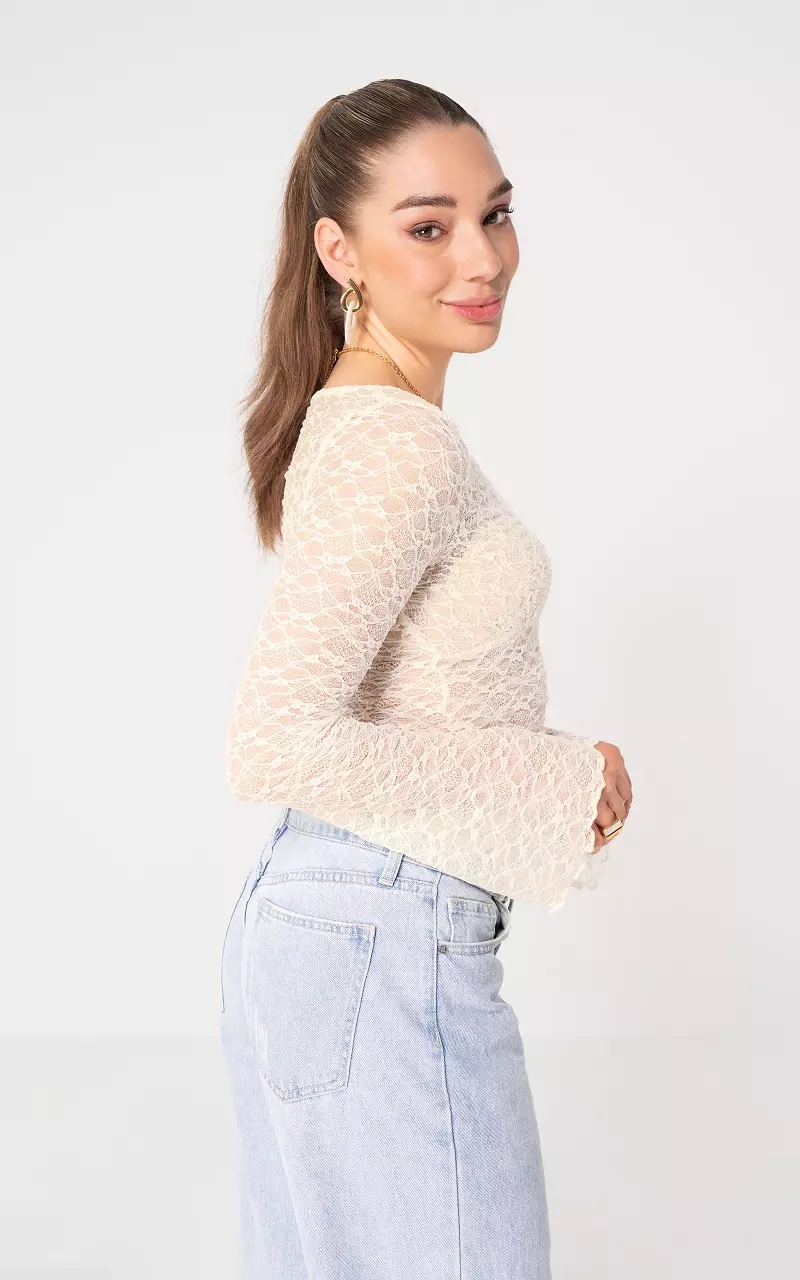 Lace top Cream