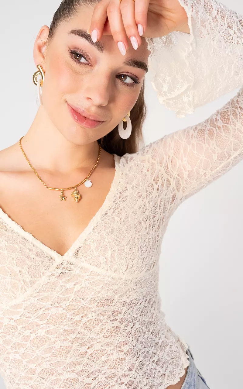 Lace top Cream