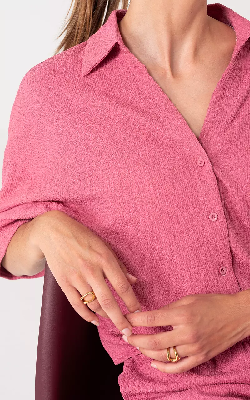 Oversized blouse Mauve Pink