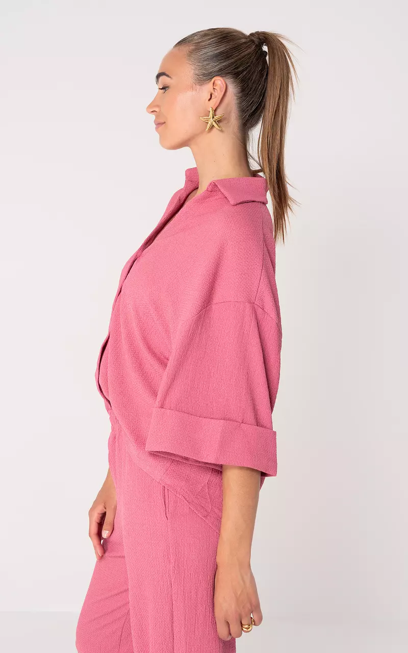 Oversized blouse Mauve Pink