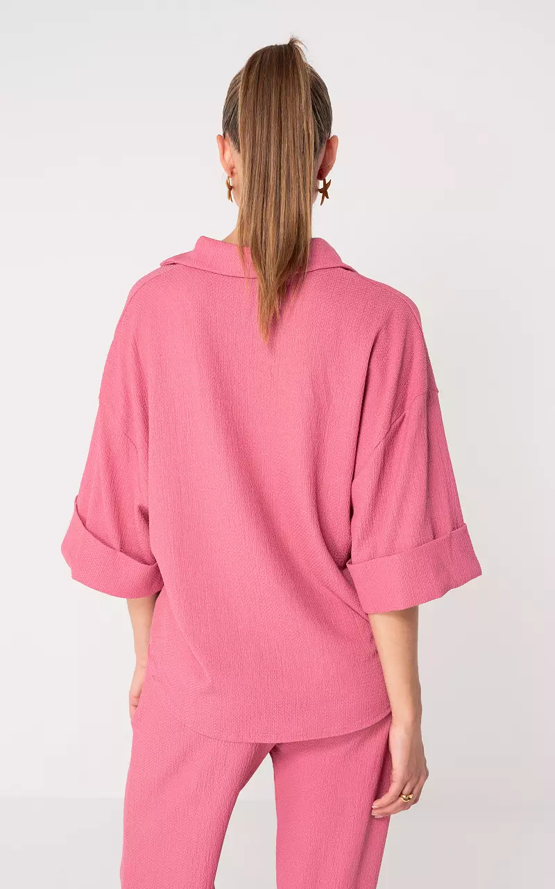 Oversized blouse Mauve Pink