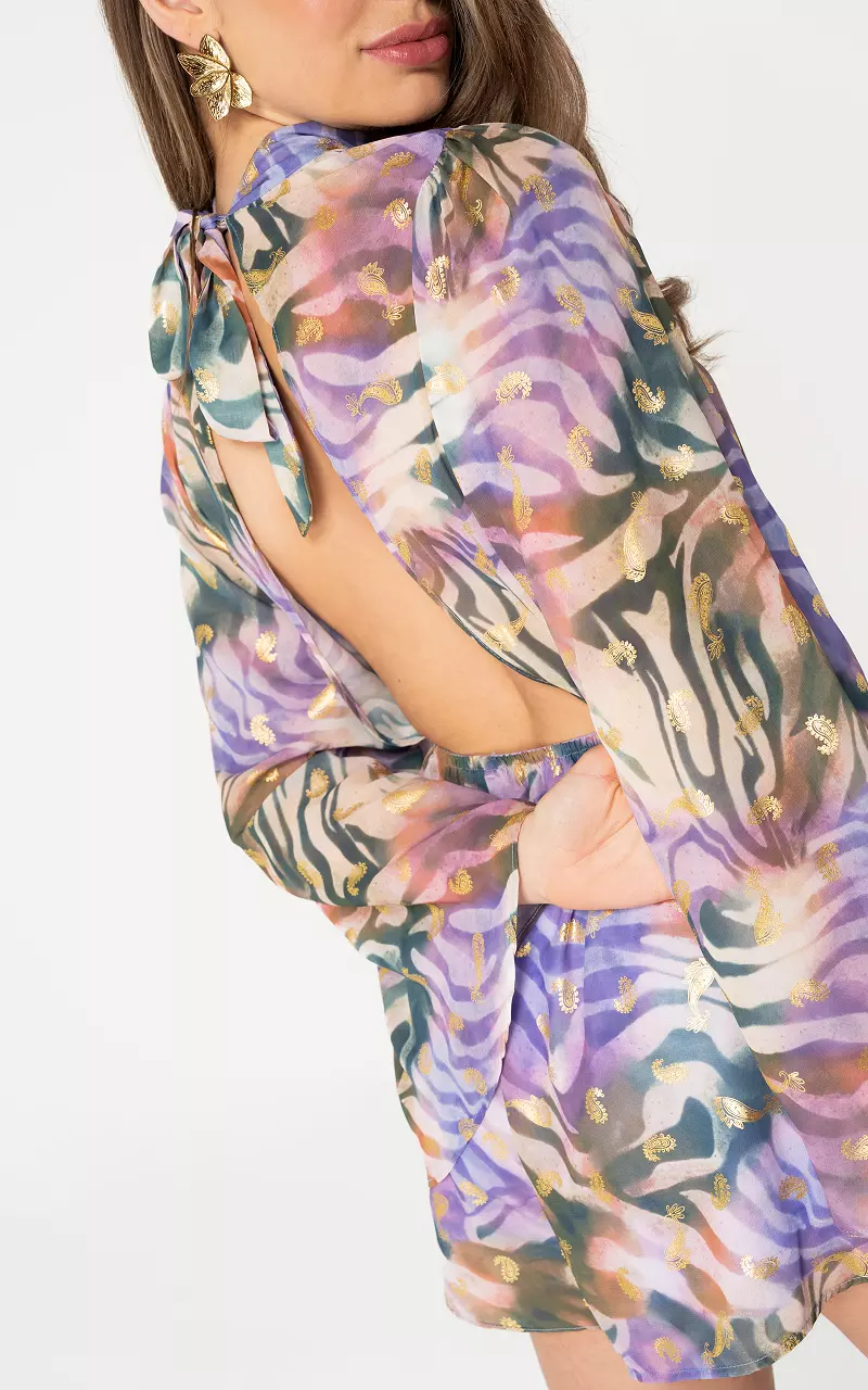 Jumpsuit wijde mouw Lila Groen