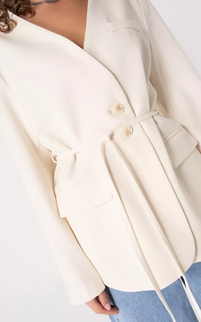 Oversized blazer White