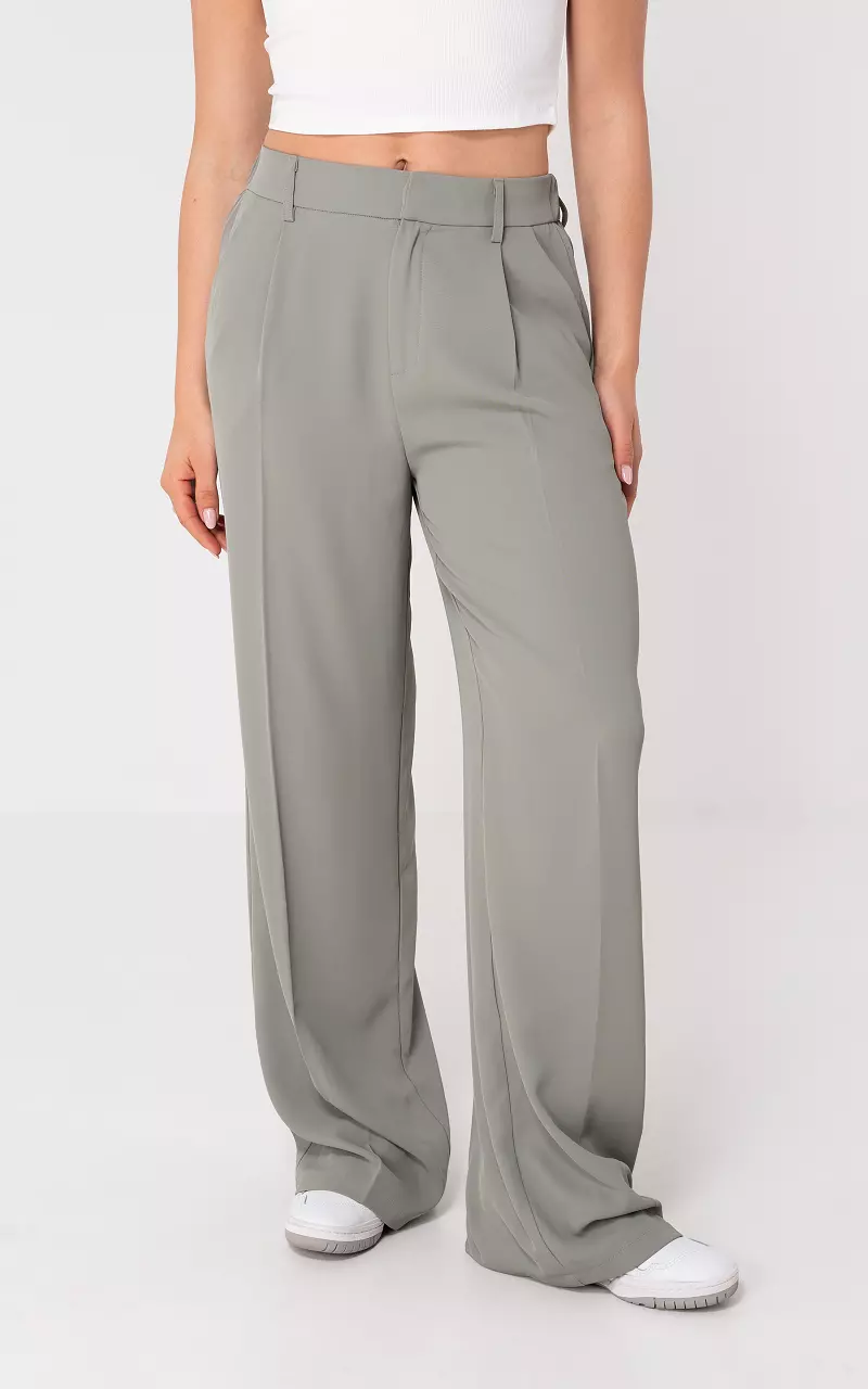 Straight fit trousers Taupe
