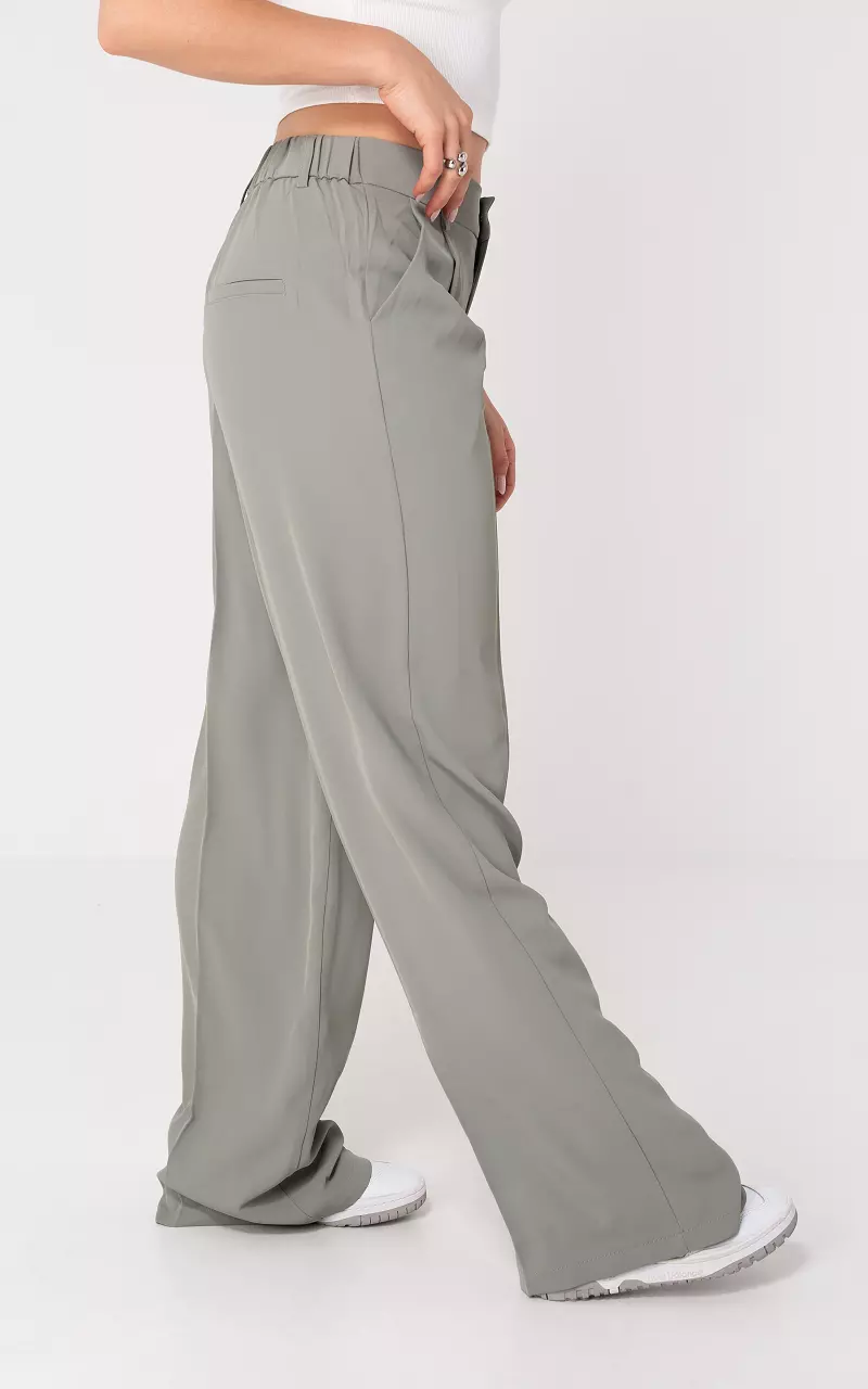 Straight fit trousers Taupe
