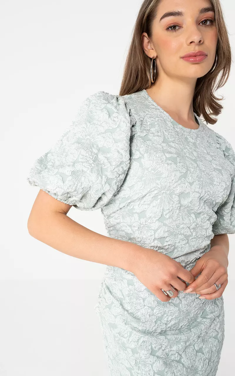 Jacquard Kleid Mint