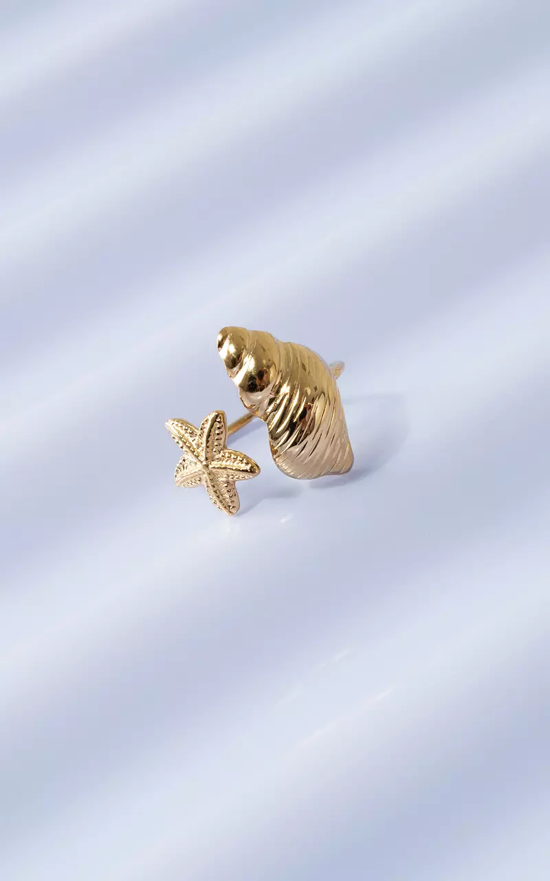 Verstelbare ring Goud