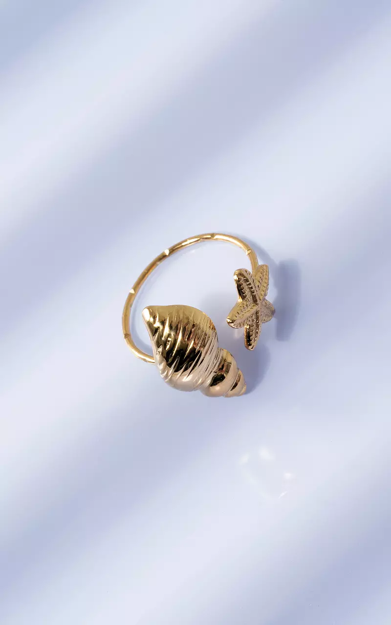 Verstelbare ring Goud