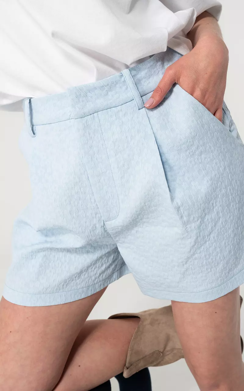 Paperbag short Lichtblauw