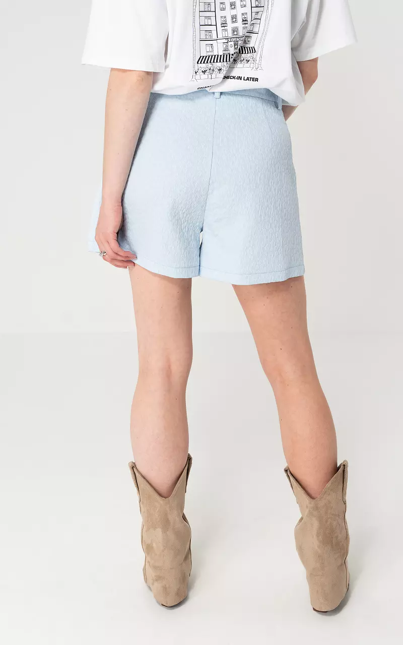 Paperbag short Lichtblauw