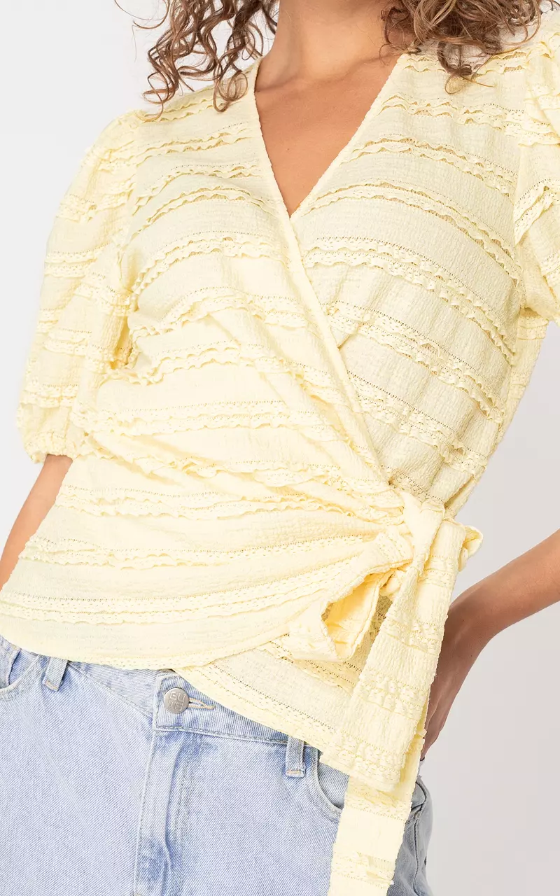 Top portefeuille Jaune Clair