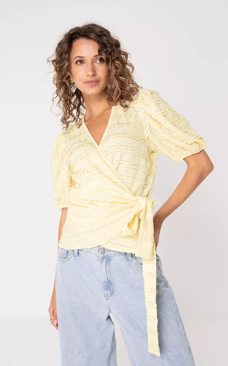Top portefeuille Jaune Clair