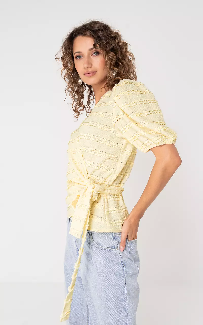 Top portefeuille Jaune Clair