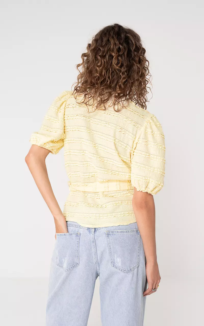 Top portefeuille Jaune Clair