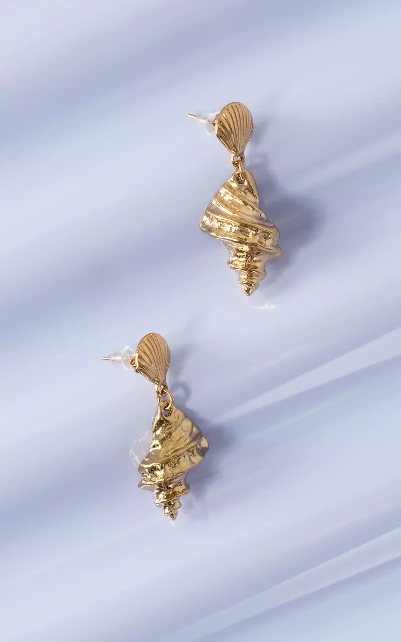 Ohrringe mit Muscheln Gold