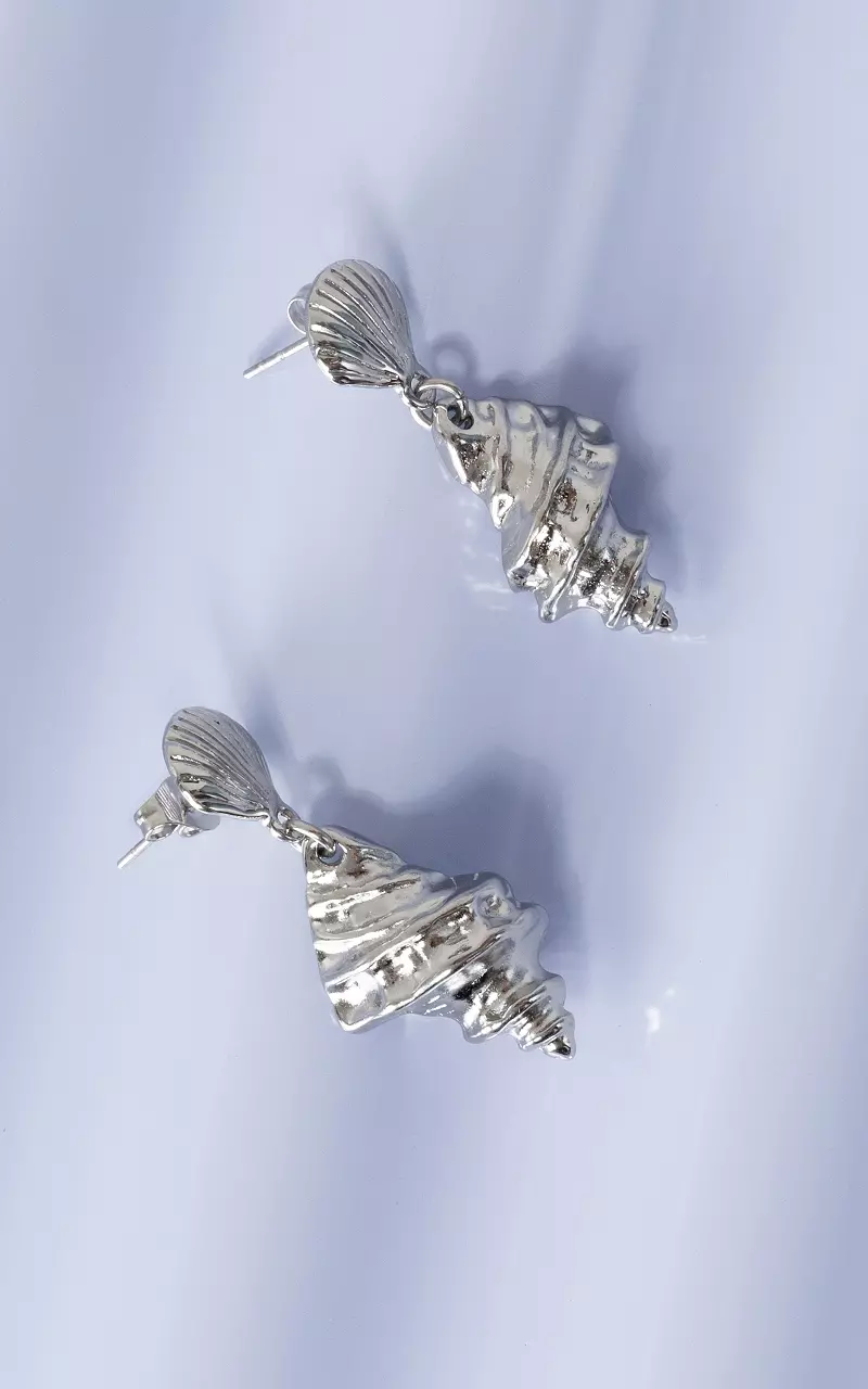 Ohrringe mit Muscheln Silber